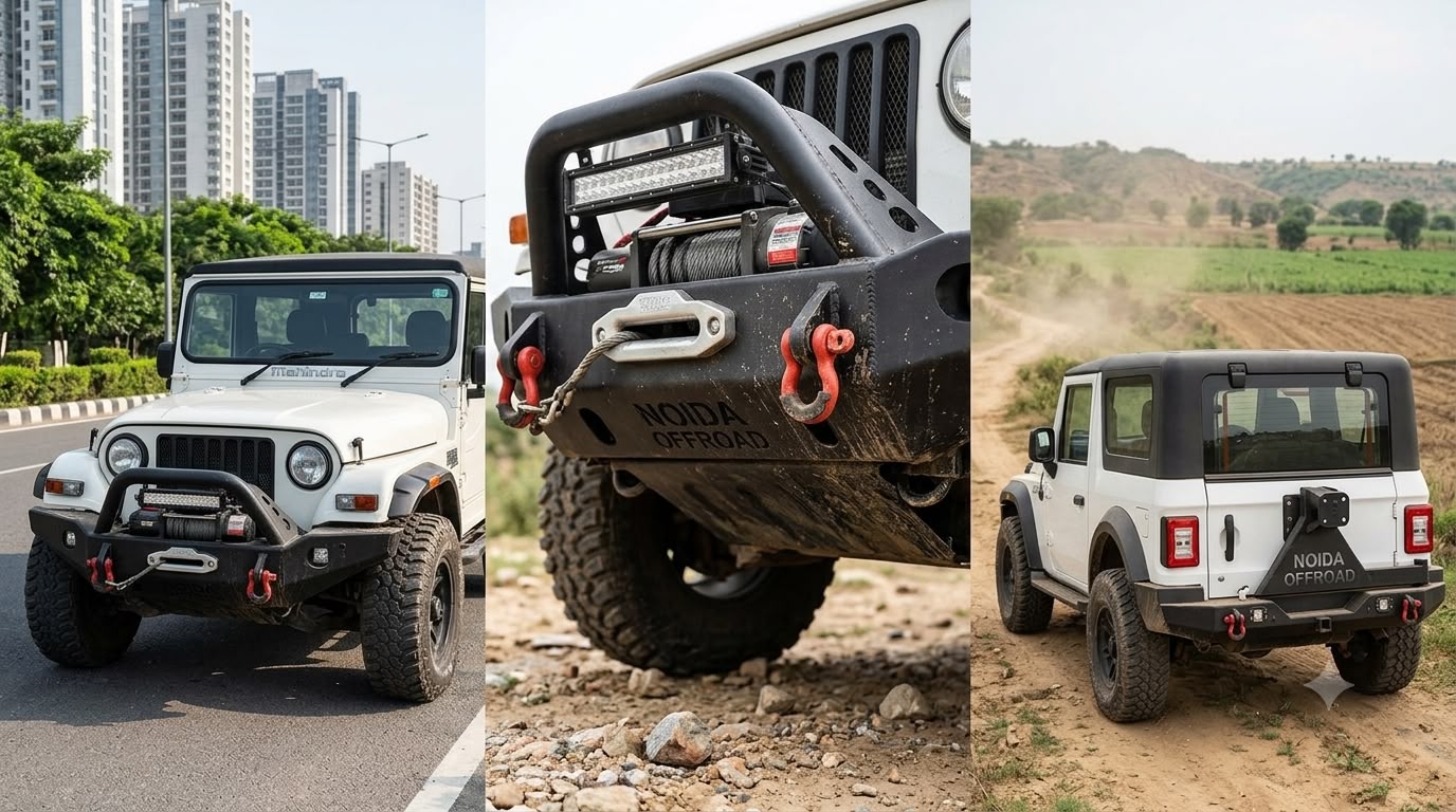 Mahindra Thar Front Bumpers Compared: Which One Fits Your Build | JLI Modifications